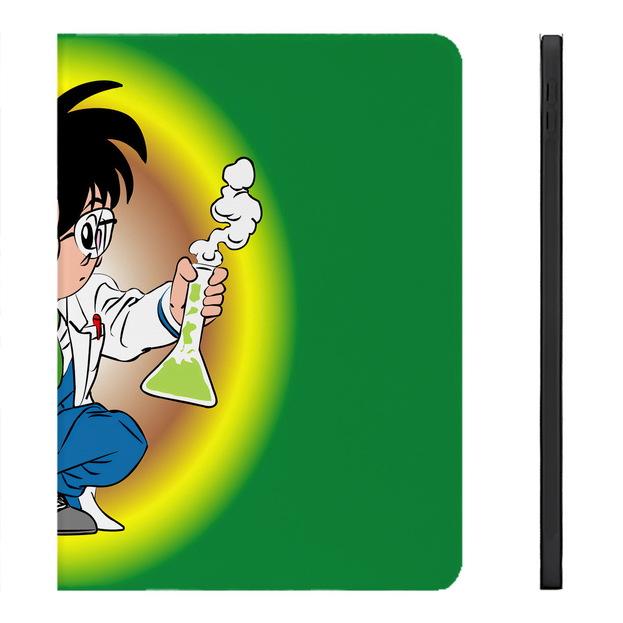 （画像用） 名探偵コナン Detective Conan IPadケース ペンホルダー付き ブックスタイルデザイン